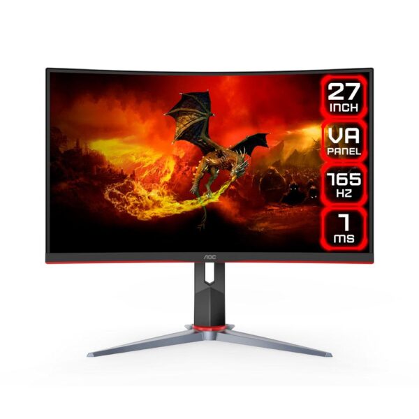 El monitor curvo C27G2Z de 27 pulgadas con una impresionante tasa de refresco de 240Hz ofrece una experiencia de juego fluida y envolvente. Equipado con tecnología W-LED y dos puertos HDMI, es ideal para gamers que buscan alta velocidad y calidad visual. Disfruta de tus juegos favoritos con una curva inmersiva que mejora cada detalle en pantalla